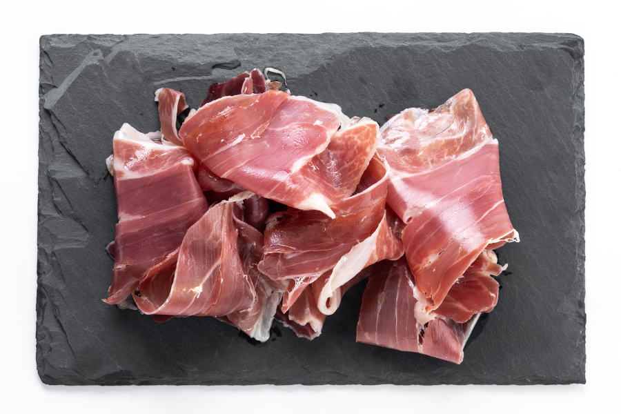 -	Tomate triturado<br/>  -	Aceite de oliva<br/> -	Jamón Ibérico